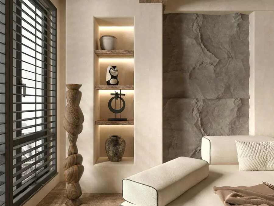 decoracion-de-salones-estanteria-decoracion-iluminada