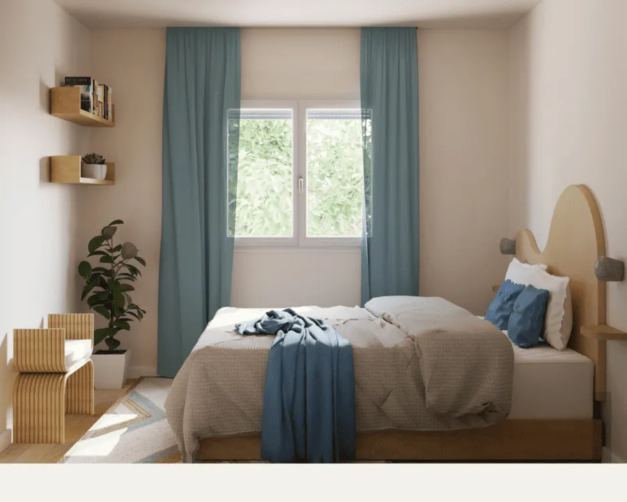decoracion-apartamento-montana-dormitorio-madera