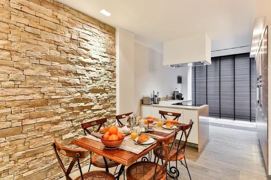 interiorismo-rustico-moderno-mesa-cocina